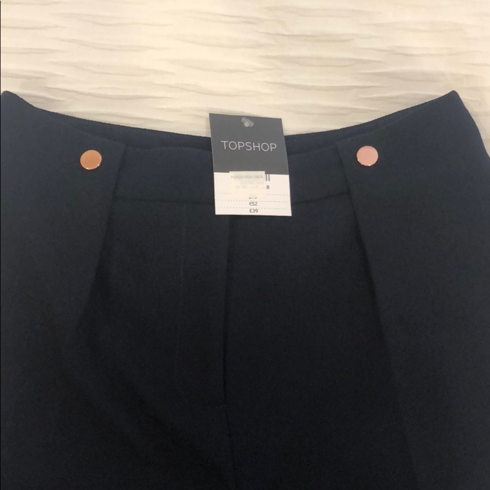 Top Shop Capri Pant Navy